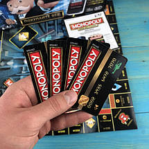 Настільна гра Монополія банк без меж українська версія (банківські картки, термінал, ua), фото 4