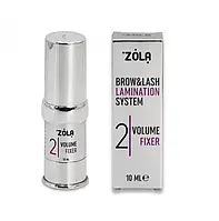 ZOLA Состав 2 для ламинирования ресниц и бровей Volume Fixer, 10 мл