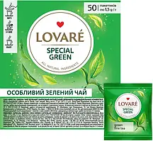 Чай зелений китайський Lovare Special Green (Особливий зелений чай) 50 пак х 1,5 г