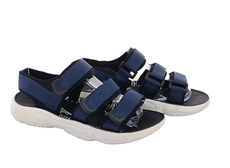 STTOPA Размер 36-23 см. Босоніжки підліткові для хлопчика сині