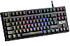 Клавіатура провідна Defender Blitz GK-240L EN Rainbow RGB-підсвічування (Чорний), фото 5