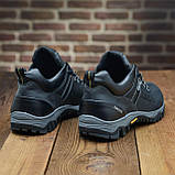 Кросівки Чоловічі Шкіряні Чорні, фото 3