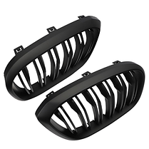Решітка ноздрі радіатора BMW (БМВ) X3 X4 series G01 G08 G02 (2018-2023) - Мат 2 ребра (DA-21162), фото 6