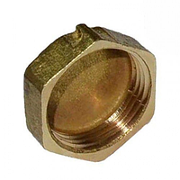Заглушка 1" внутрішня різьба посилений (бронза)