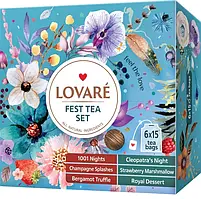 Колекція пакетованого чаю Lovare Fest Tea Set 90 пак