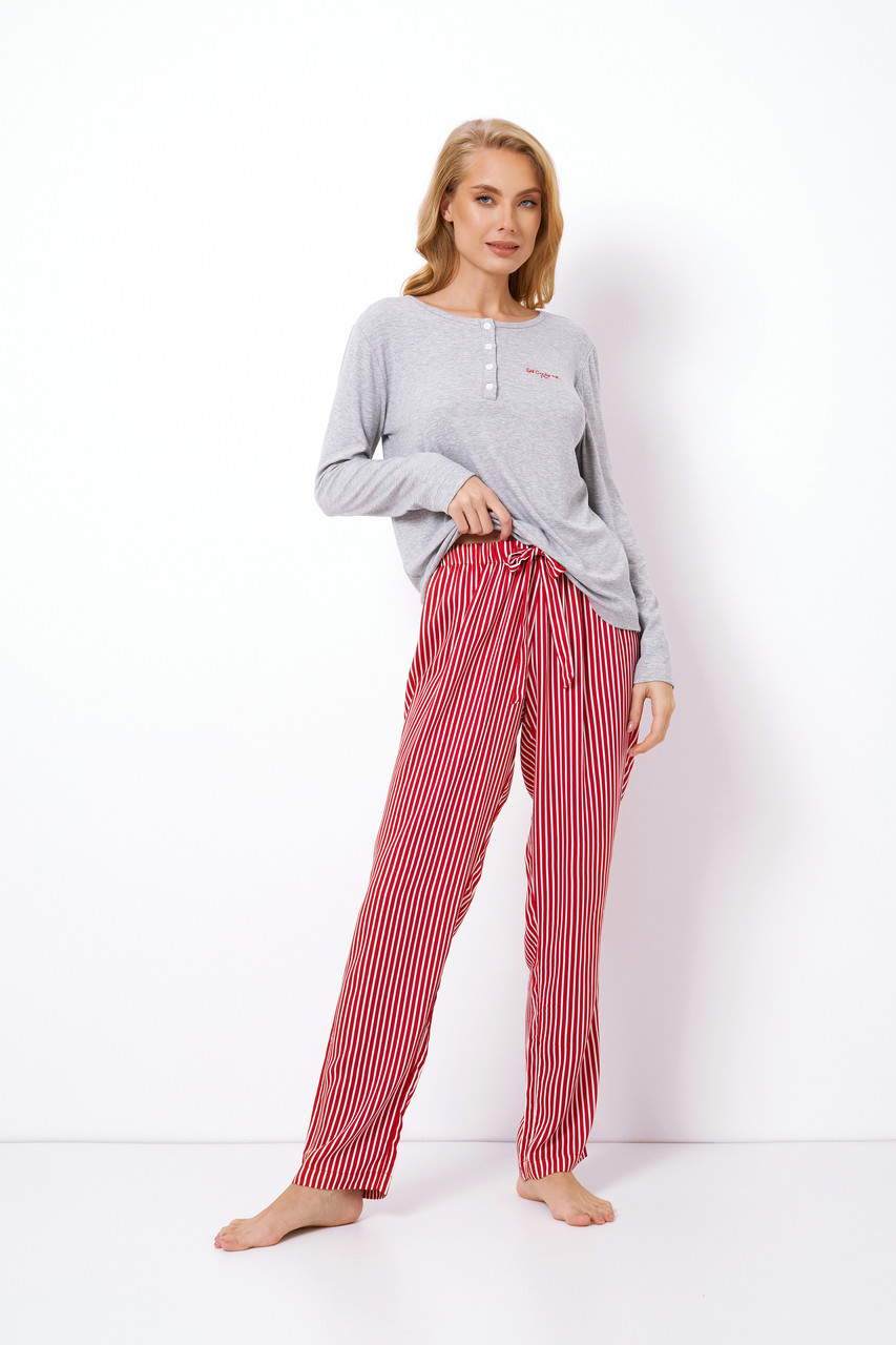 Жіноча піжама з віскози зі штанами Aruelle Camy pajama long