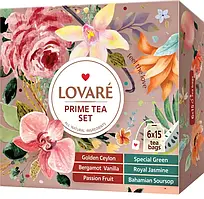 Колекція пакетованого чаю Lovare Prime Tea Set 90 пак