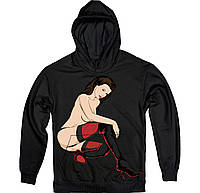 Худі - PinUp Girl in Black 700014-black