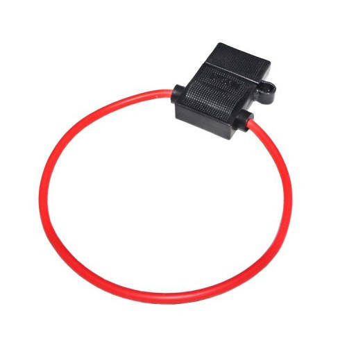 Корпус предохранителя ЕВРО резиновый (черный корпус) Ø1,5кв. KP-12 (ID ...