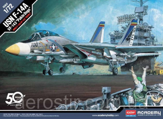 F-14A VF-143 "Pukin Dogs" 1/72 Academy 12563, фото 1