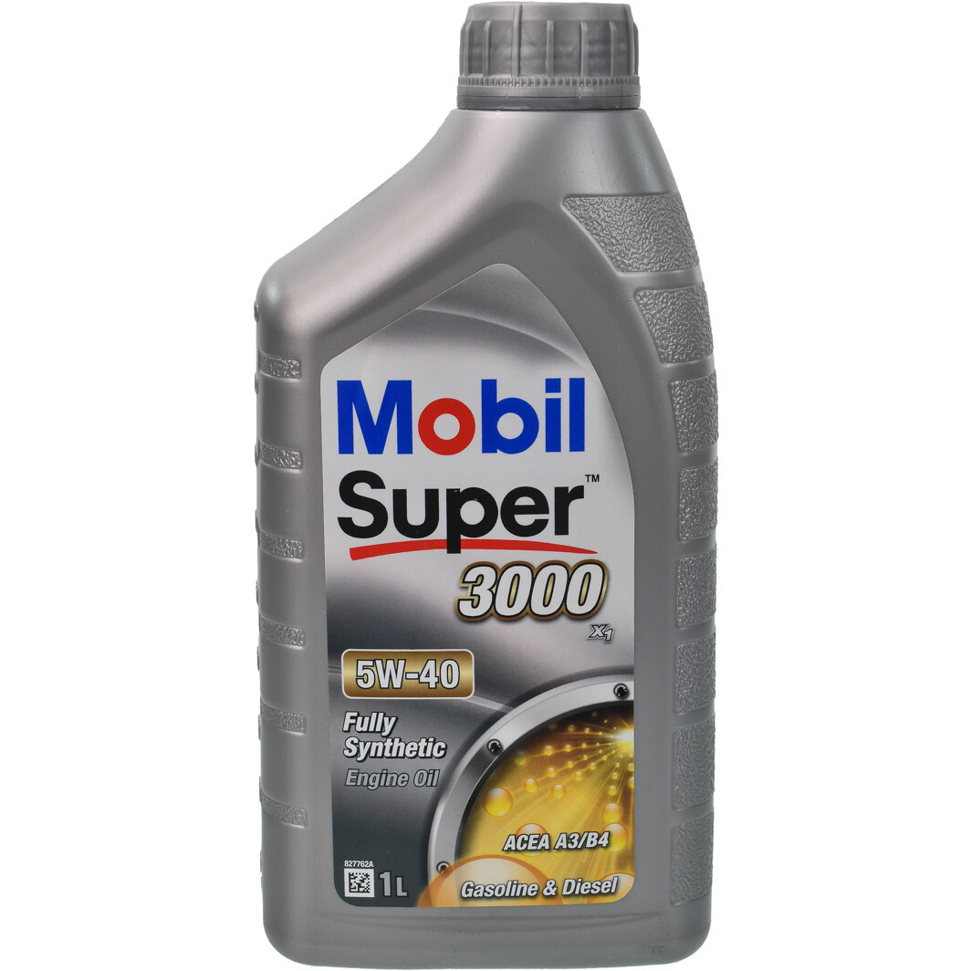 Mobil Super 3000 X1 5W-40 1л (152567) Синтетичне моторна олива API SN/CF ACEA A3/B4 VW 502.00/505.00