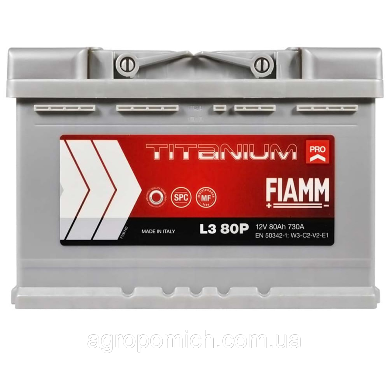 Автомобільний акумулятор FIAMM Titanium Pro 80 Ah 730 А R+ (правий +) L3
