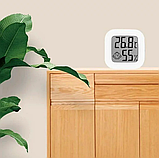Гігрометр цифровий міні з LED дисплеєм термометр, вологомір, фото 9