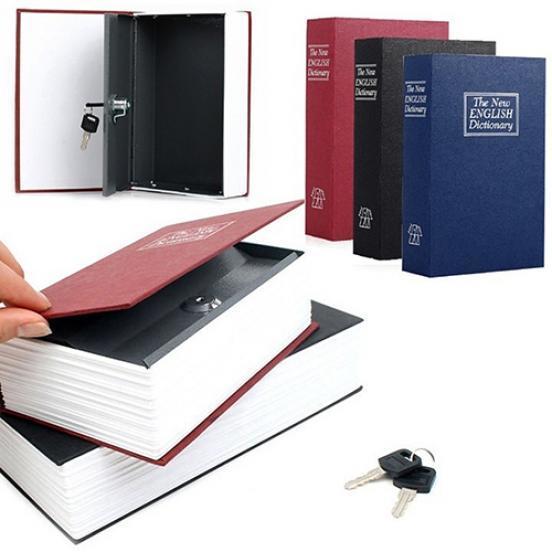 Книга, книжка сейф на ключі, метал, англійський словник L 265х200х65мм, фото 1