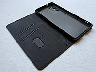 Samsung Galaxy S20 FE защитный чехол-книжка черный, из матовой искусственной кожи со слотами для карт