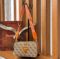 Жіноча брендова сумка Guess / Модная Женская Сумка Guess Гесс / Купити Жіночі сумки