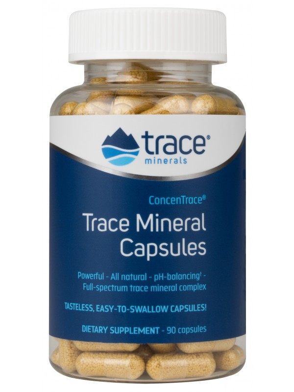 Trace Minerals ConcenTrace / Kомплекс іонних мікроелементів 90 капсул, фото 1