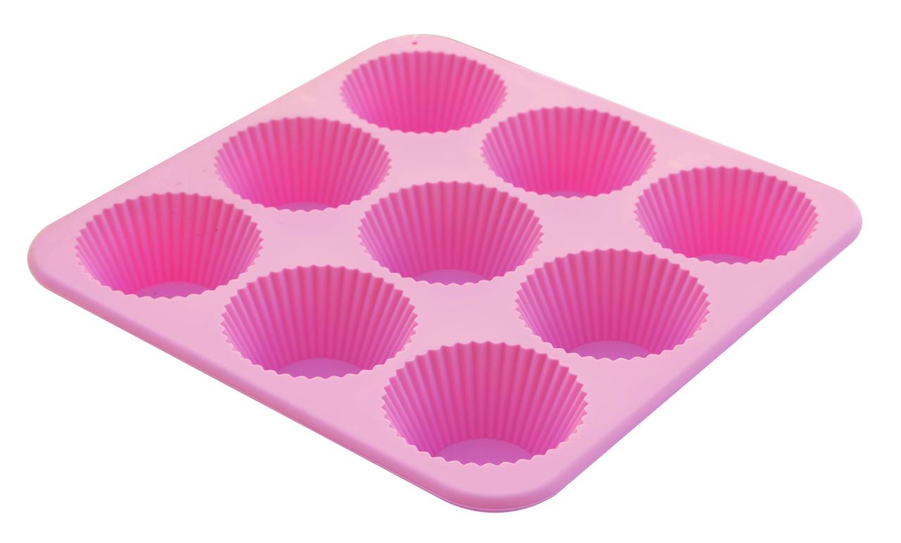 Форма для випікання кексів силіконова 9 осередків (A-plus) APL1967G