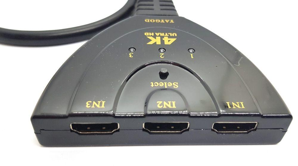 Купить HDMI 4K свич из 3х в 1 сплиттер switch переключатель коммутатор ...