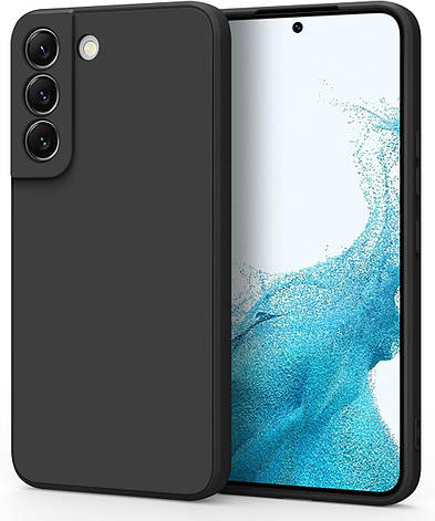 Силіконовий чохол SLIM для Samsung Galaxy S22 Black, фото 1
