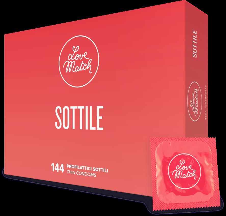 Презервативи Презервативи Love Match Sottile 144 pack Кітті
