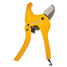 Ножиці 193 мм для різання ПВХ-труб 3–42 мм INGCO Super Select, фото 4