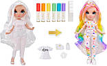 Лялька Рейнбоу Хай Розфарбуй Мене Колір та Креатив Rainbow High Color & Create Fashion DIY Doll 594123EUC, фото 2