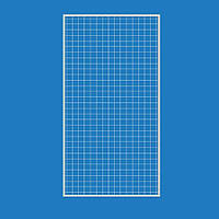 Сітка торговельна в рамці 80х200 см, осередок 50мм, профіль 15 мм