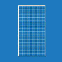 Сітка торговельна в рамці 100х200 см, осередок 50мм, профіль 15 мм