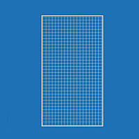 Сітка торговельна в рамці 100х180 см, осередок 50мм, профіль 15 мм