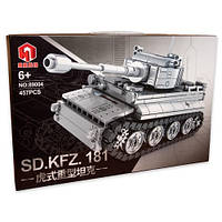 Детский Блочный Конструктор Танк Panzer VI Tiger 457 деталей
