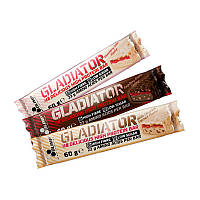 Протеиновый спортивный батончик Gladiator Bar (60 g, vanilla cream) Bomba