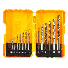 Набір свердел M2 по металу 15 од 1-12 мм INGCO INDUSTRIAL, фото 2