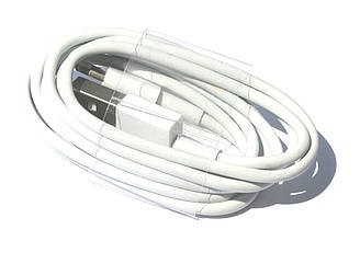 USB-кабель Apple Lightning, 1 м білий (оригінал)