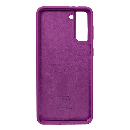 Чохол Silicone Case Premium для Samsung Galaxy S22 Plus Fuschia, фото 3