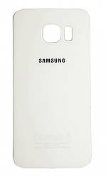 Задня кришка Samsung G925 Galaxy S6 Edge white pearl