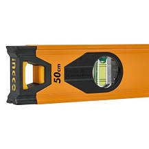 Рівень 50 см 3 капсули алюмінієва рамка 1,5 мм INGCO INDUSTRIAL, фото 3