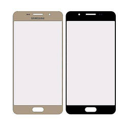 Скло корпусу Samsung A510 Galaxy A5 2016, з OCA-плівкою, gold
