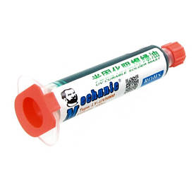 Лак ізоляційний MECHANIC LY-UVH900, зелений, у шприці, 10 мл (LY10 UV curing solder proof printing)