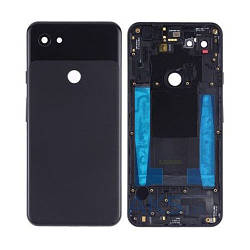 Задня кришка Google Pixel 3a XL black (Original PRC) (зі склом камери)