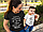 Парні чорні футболки для мами та сина з принтом "Mama love with her boy. Boy love with his mama" Push IT, фото 6