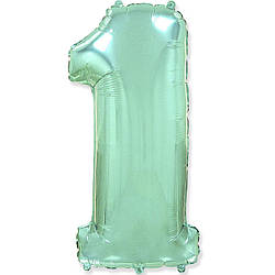 Цифра м'ятна метрова з тягарцем "1"