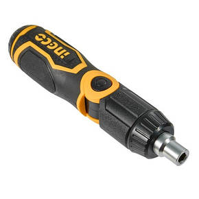 Викрутка з тріскачкою та бітами 13 в 1 INGCO, фото 1