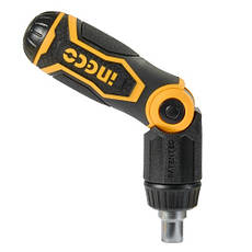 Викрутка з тріскачкою та бітами 13 в 1 INGCO, фото 3