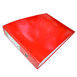 Папка-реєстратор картонна, А3, 70 мм, горизонтальна, PP-покриття, фото 3