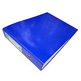 Папка-реєстратор картонна, А3, 70 мм, горизонтальна, PP-покриття, фото 4