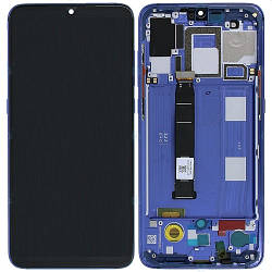 Дисплей Xiaomi Mi 9 у зборі із сенсором і рамкою Ocean Blue service orig