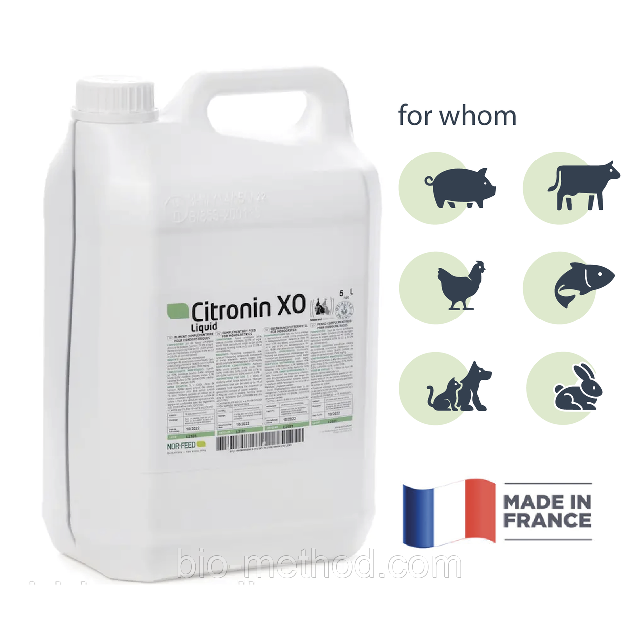 Кормава добавка Norponin XO2 0,6КГ профілактика некротичного ентериту та кокцидіозу