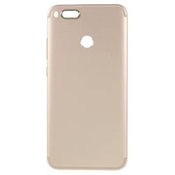 Задня кришка Xiaomi Mi A1/Mi 5X gold (зі склом камери) (Original PRC)
