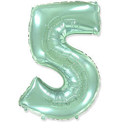 Цифра м'ятна метрова з тягарцем "5"